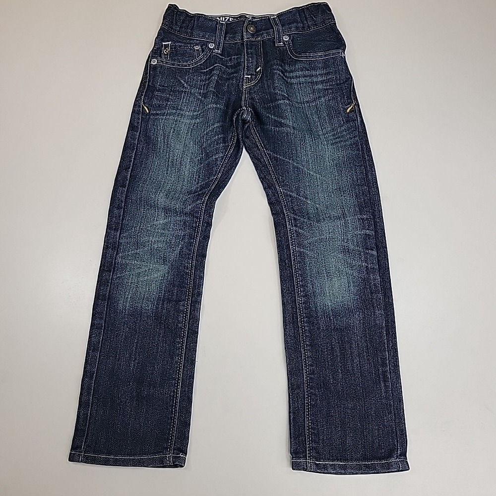 Denizen Levis 216 Skinny Fit Youth Jeans Size 7R Dark Wash Midrise Cowboy Casual